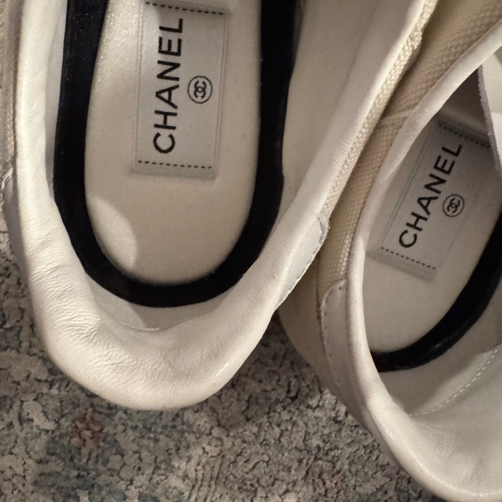 Chanel Cream Sneakers - Picture 7 of 7